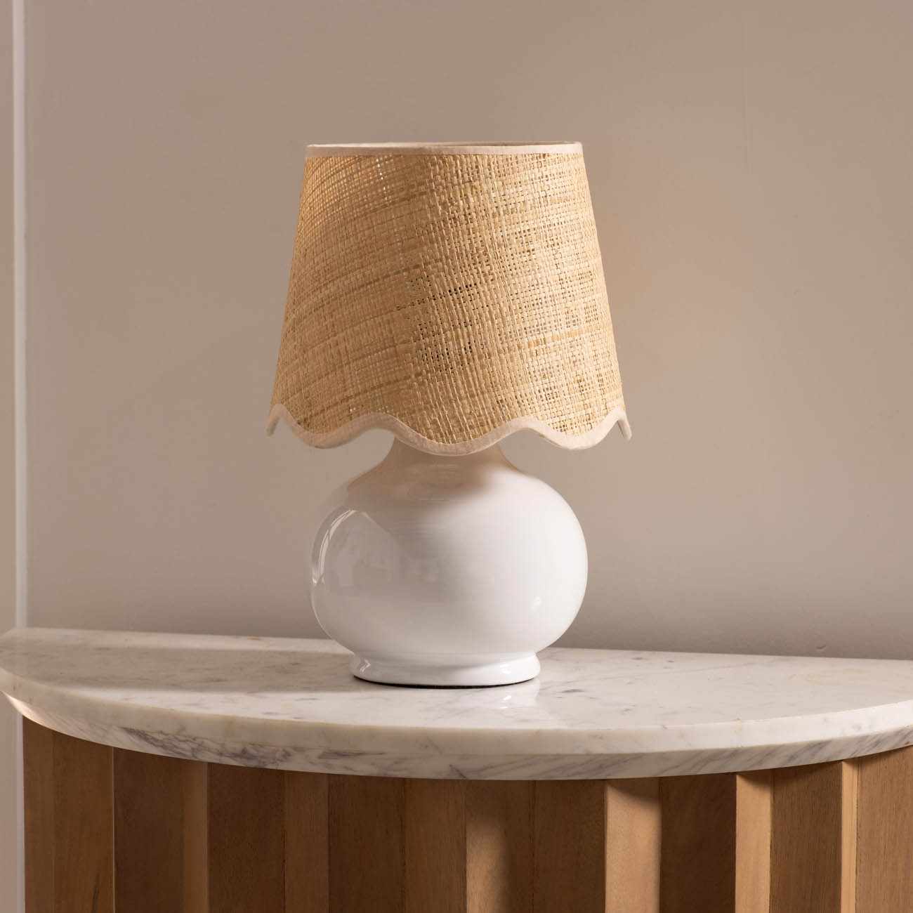 Theisseil Beige Table Lamp