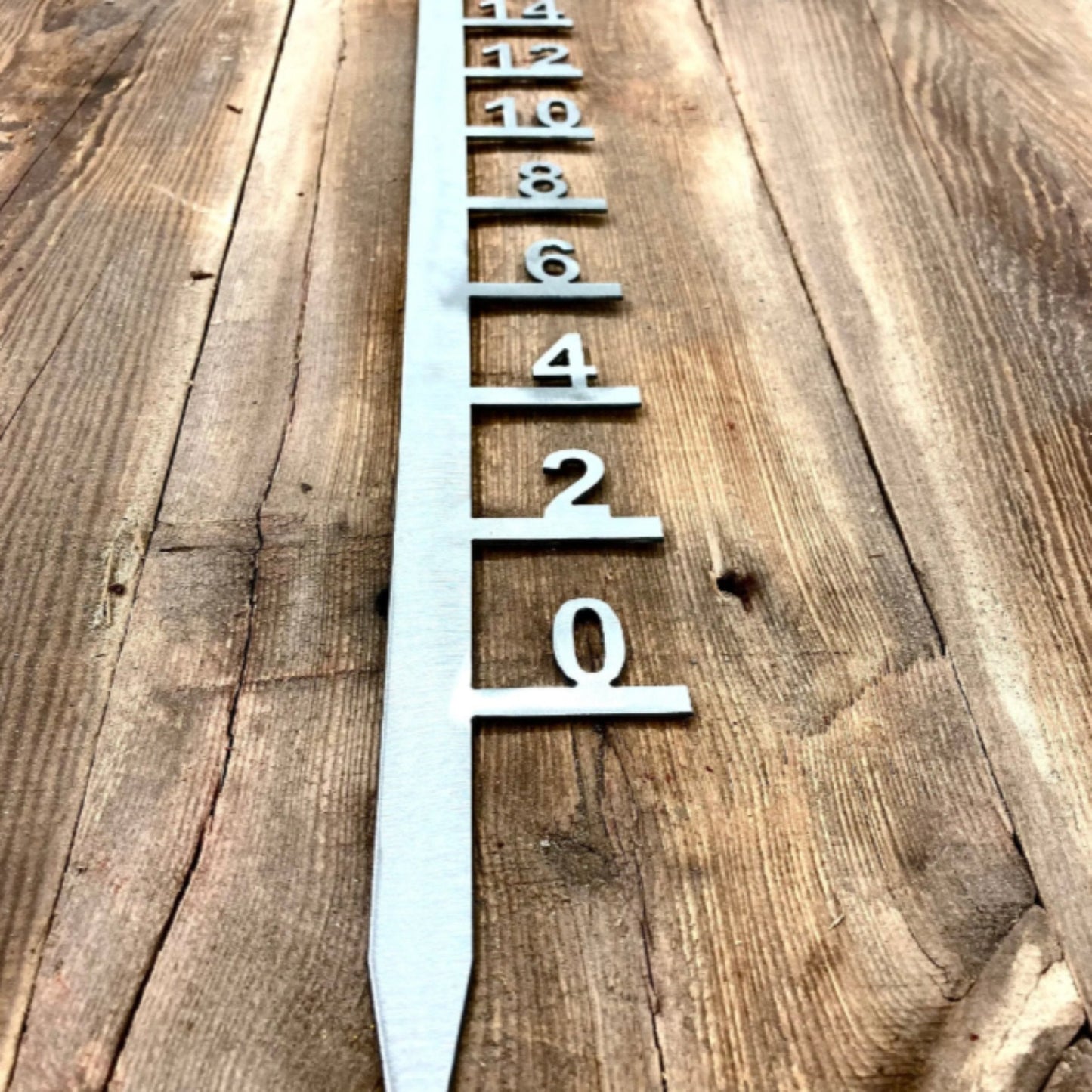 Simple Steel Snow Gauge - 12-inch, 24-inch, 36-inch