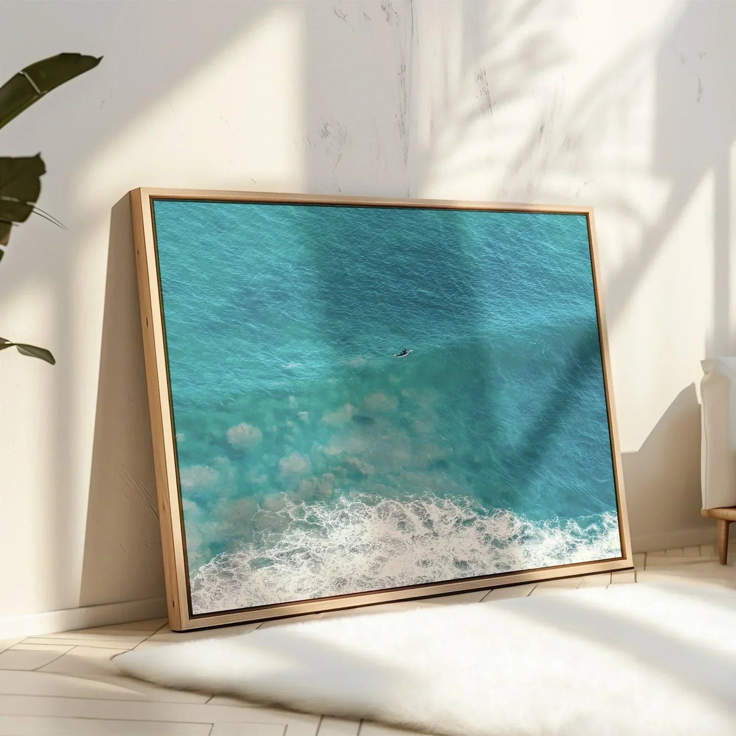 Lone Surfer - Large Canvas