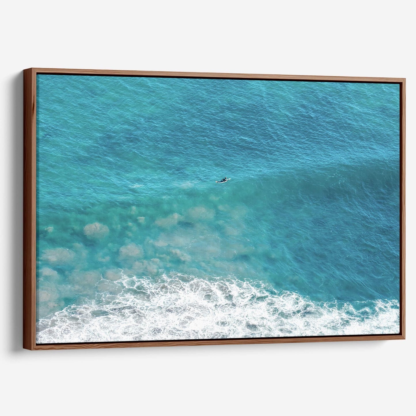 Lone Surfer - Large Canvas