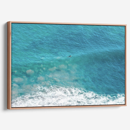 Lone Surfer - Large Canvas