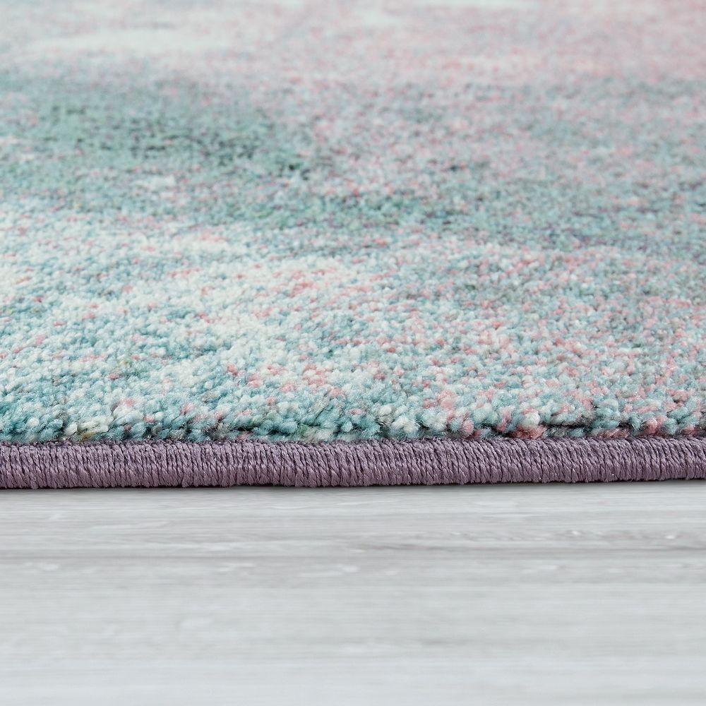 Abstract Area Rug Mero with Artful Pastel Colors