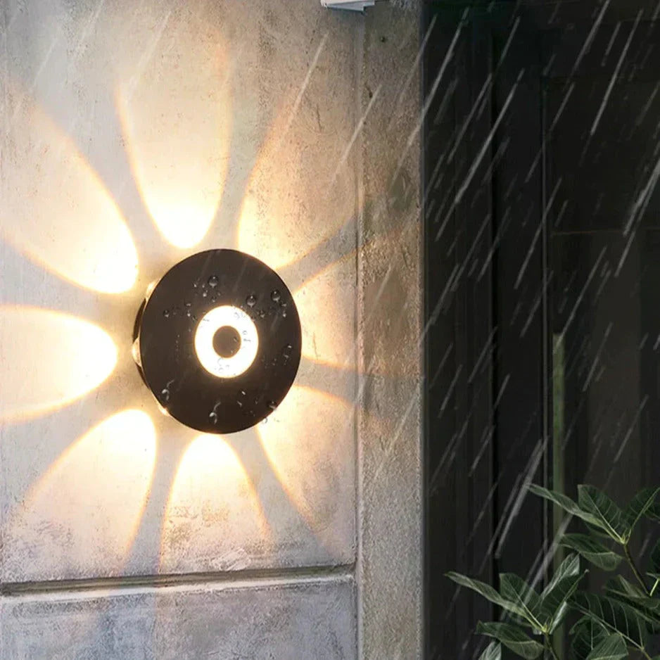 Amandine's LED Outdoor Wall Sconce - Elegant, Easy-to-Install Accent Light