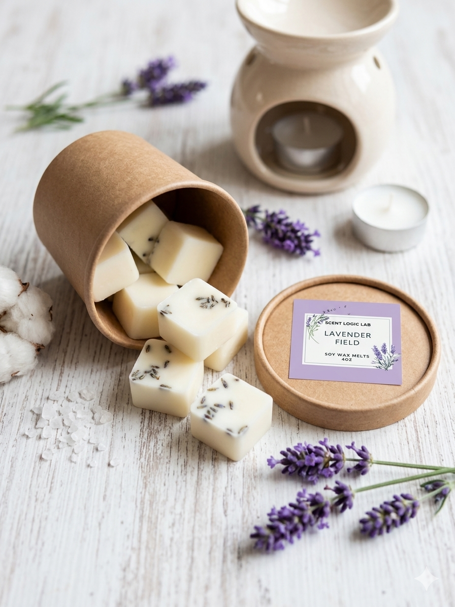 Lavender Bliss Soy Wax Melt – 4 oz | Flame-Free Home Fragrance