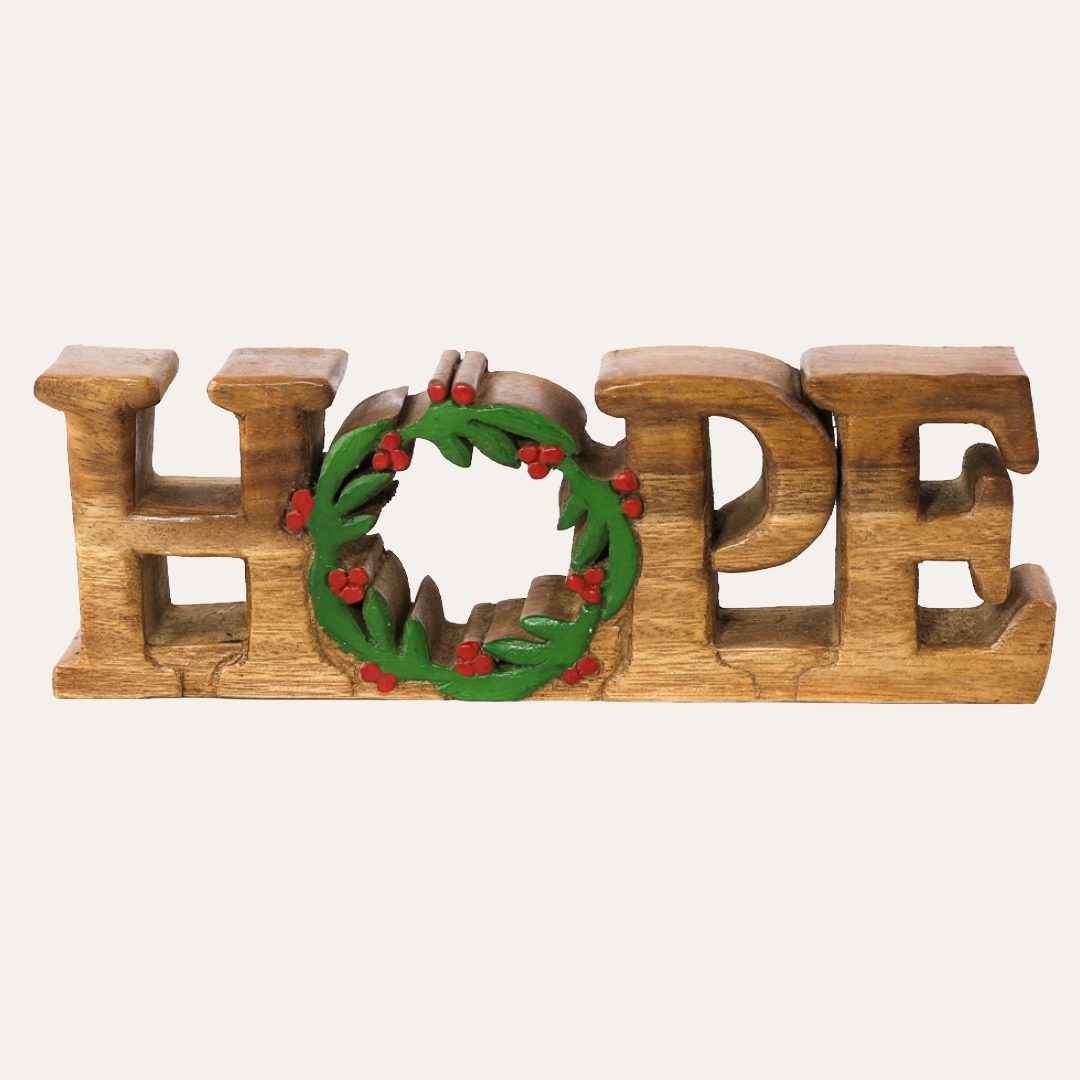 Hope – Handmade Wooden Sculpture