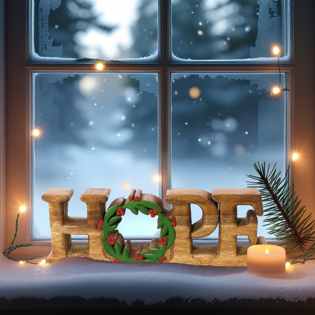 Hope – Handmade Wooden Sculpture