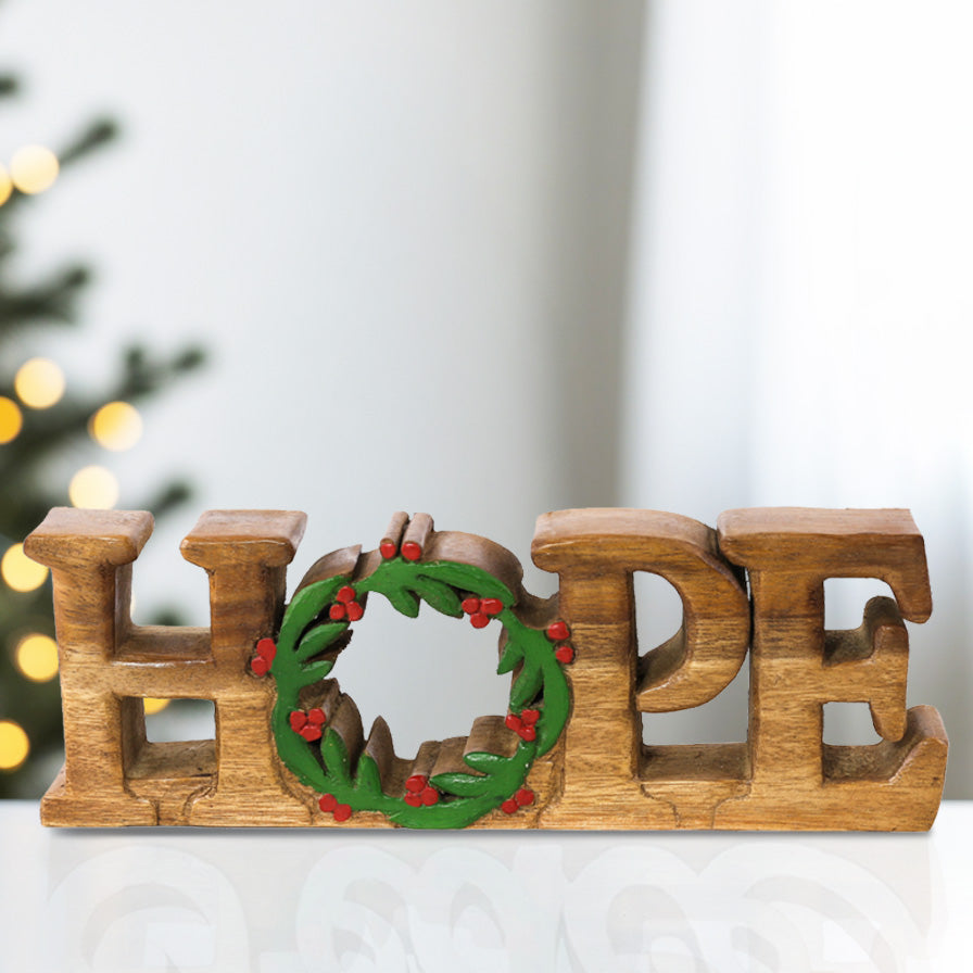 Hope – Handmade Wooden Sculpture