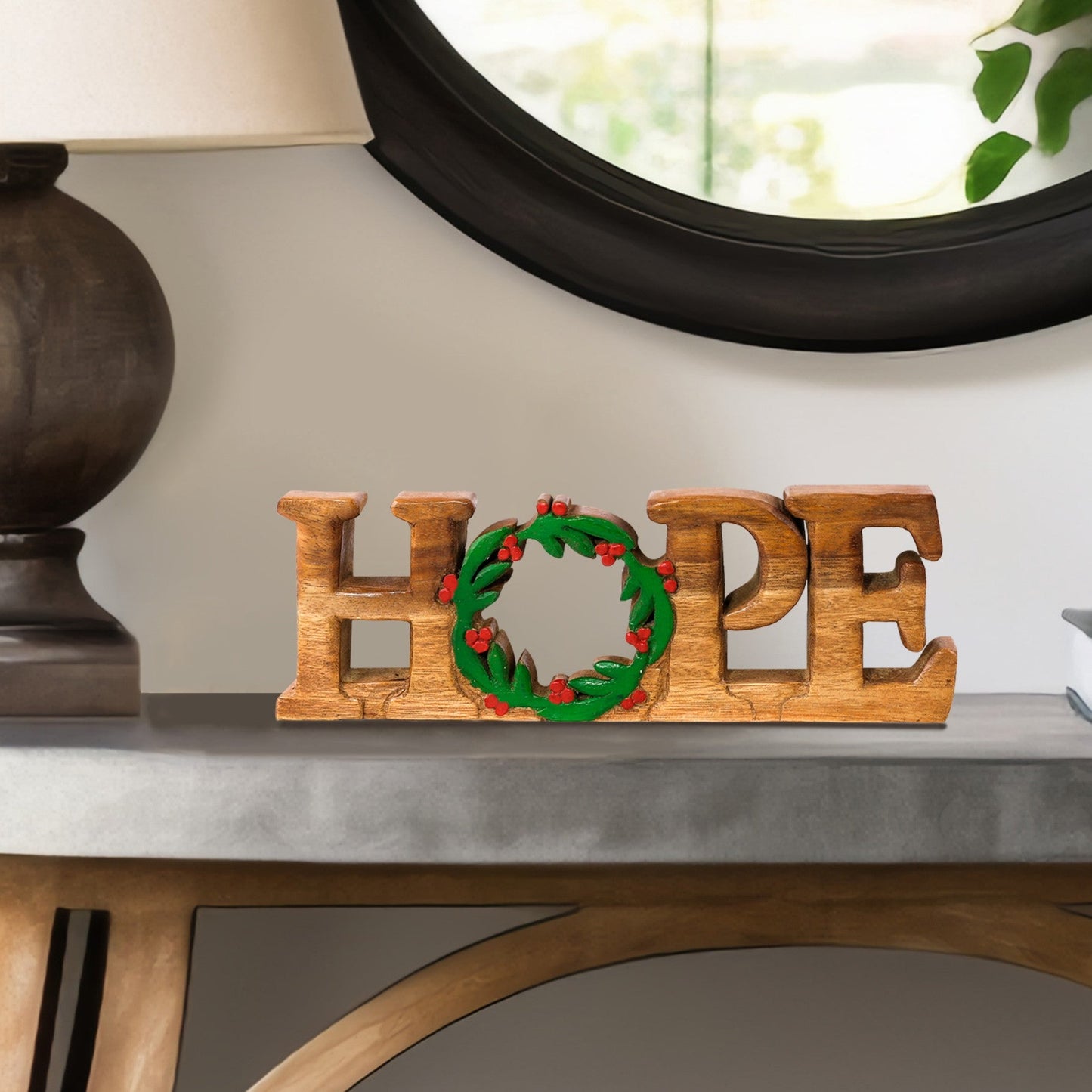 Hope – Handmade Wooden Sculpture