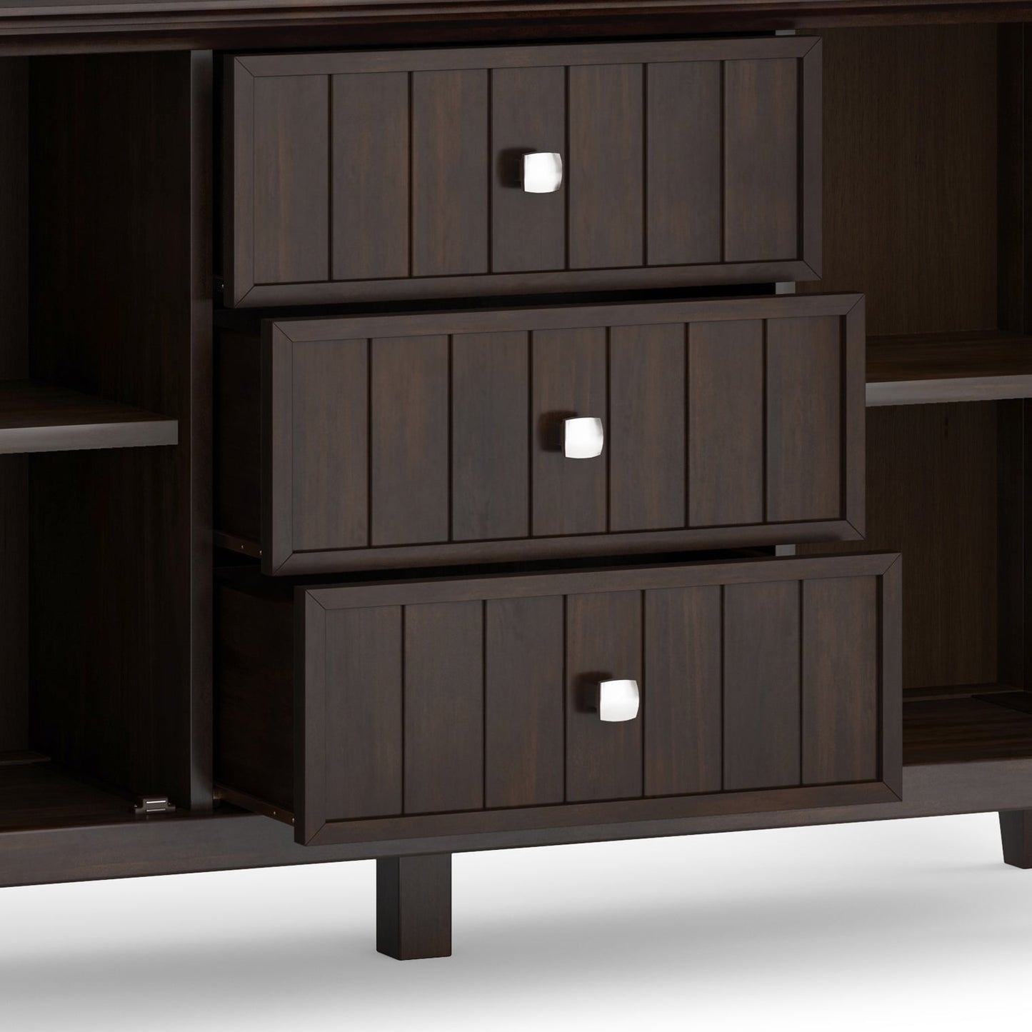 Bedford 54 Inch Wide Solid Wood Sideboard Buffet in Dark Tobacco
