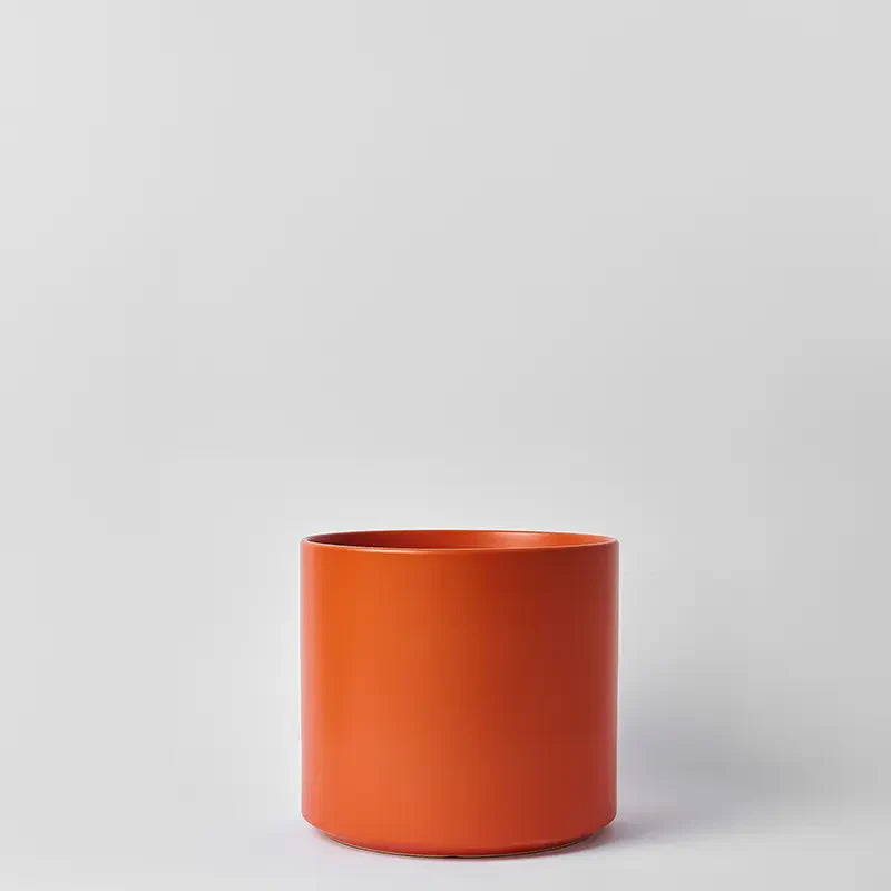 Solid Goods Ceramic Cylinder– With or Without Mahogany Stand