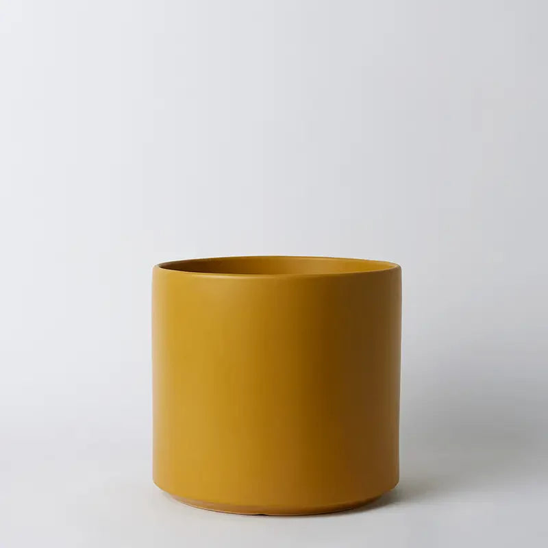 Solid Goods Ceramic Cylinder– With or Without Mahogany Stand