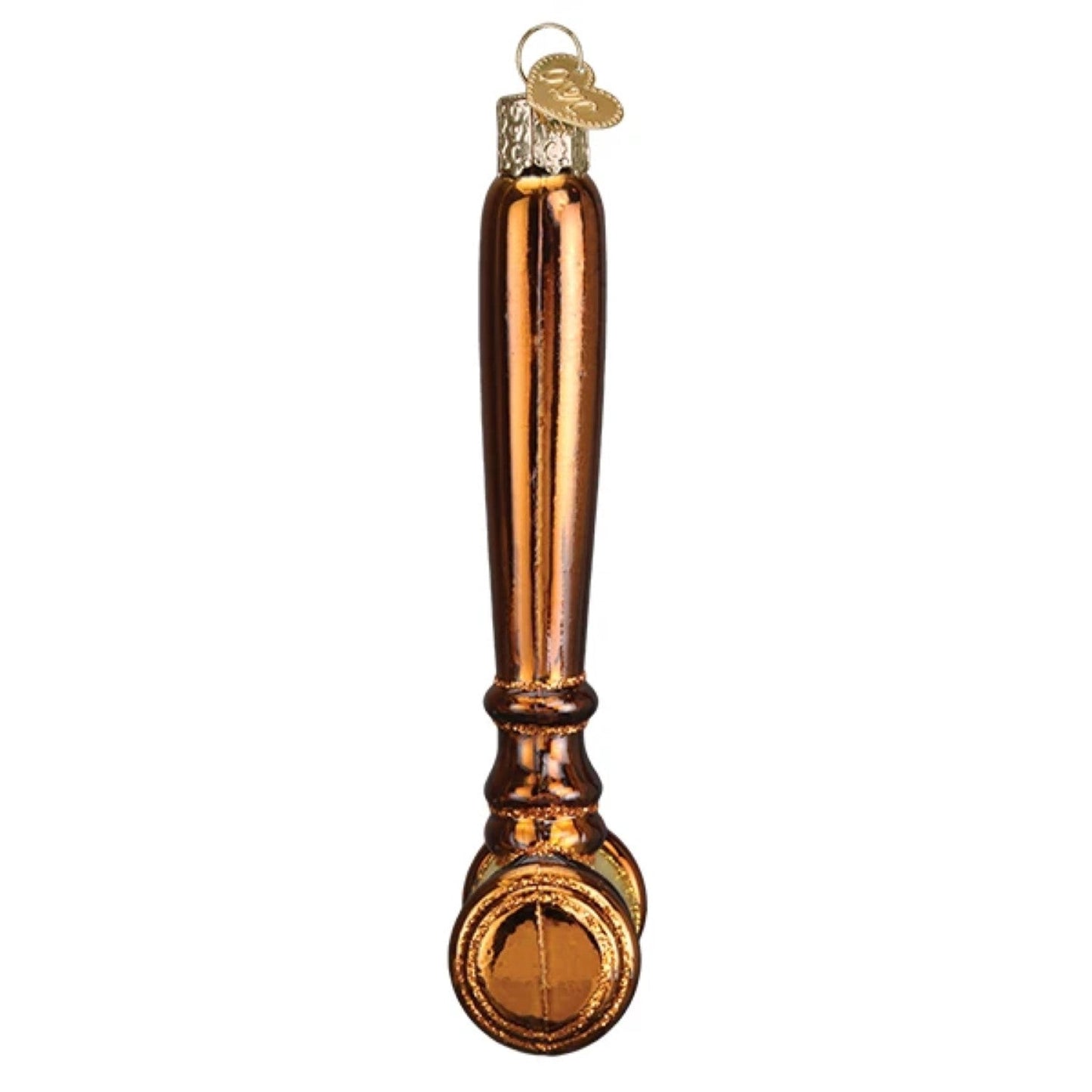 Gavel Glass Ornament