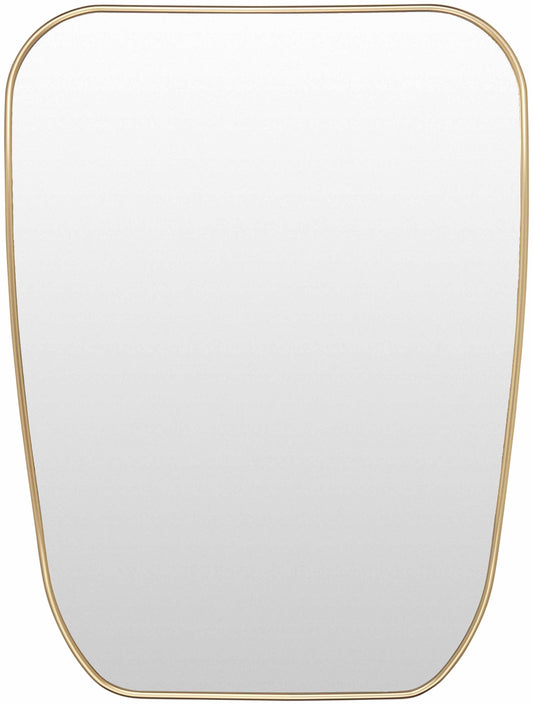 Orbassano Gold Frame Round Mirror