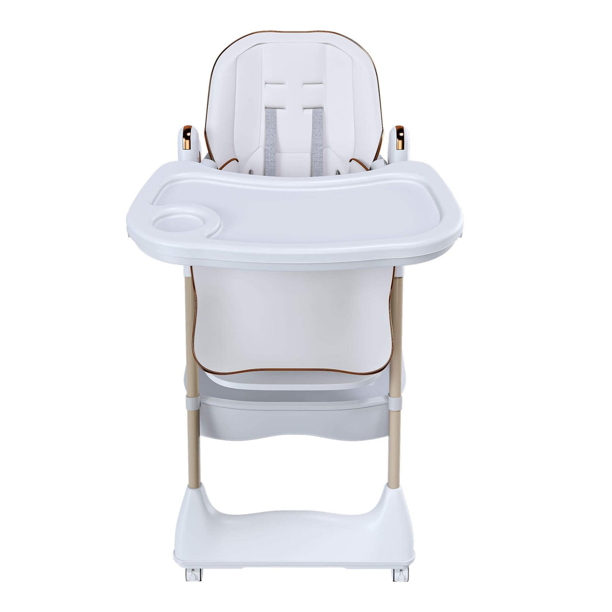 Leavader Adjustable Baby High Chair 0-6 Years, White