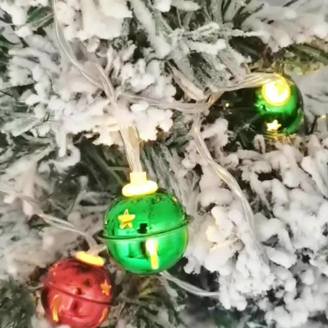 LED Bell Light Strand, 2m Long, 10 Lights for Home and Christmas Decor
