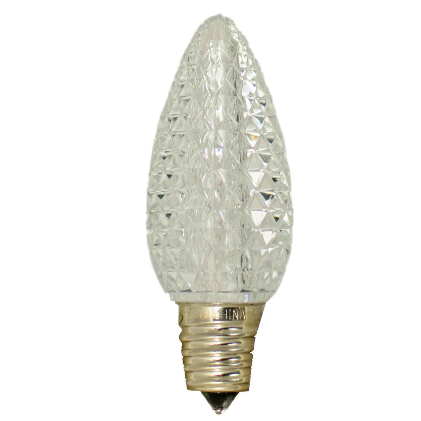 LED Faceted Clear Light Bulbs
