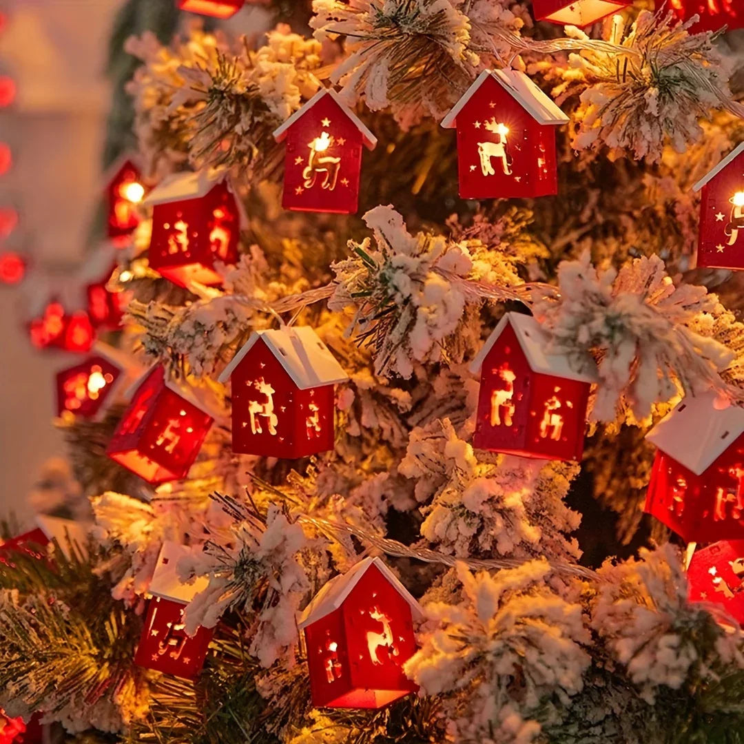 LED Fairy Lights Red Battery Operated String Lights