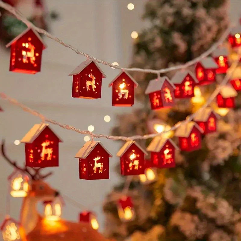 LED Fairy Lights Red Battery Operated String Lights