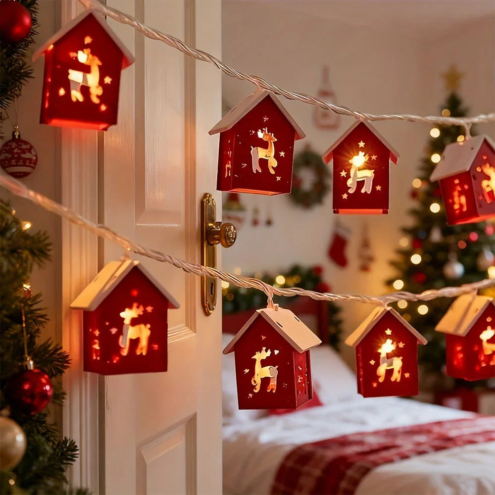 LED Fairy Lights Red Battery Operated String Lights
