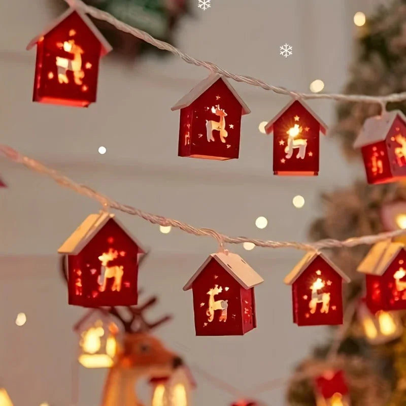 LED Fairy Lights Red Battery Operated String Lights
