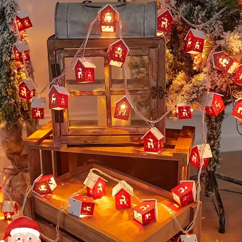 LED Fairy Lights Red Battery Operated String Lights