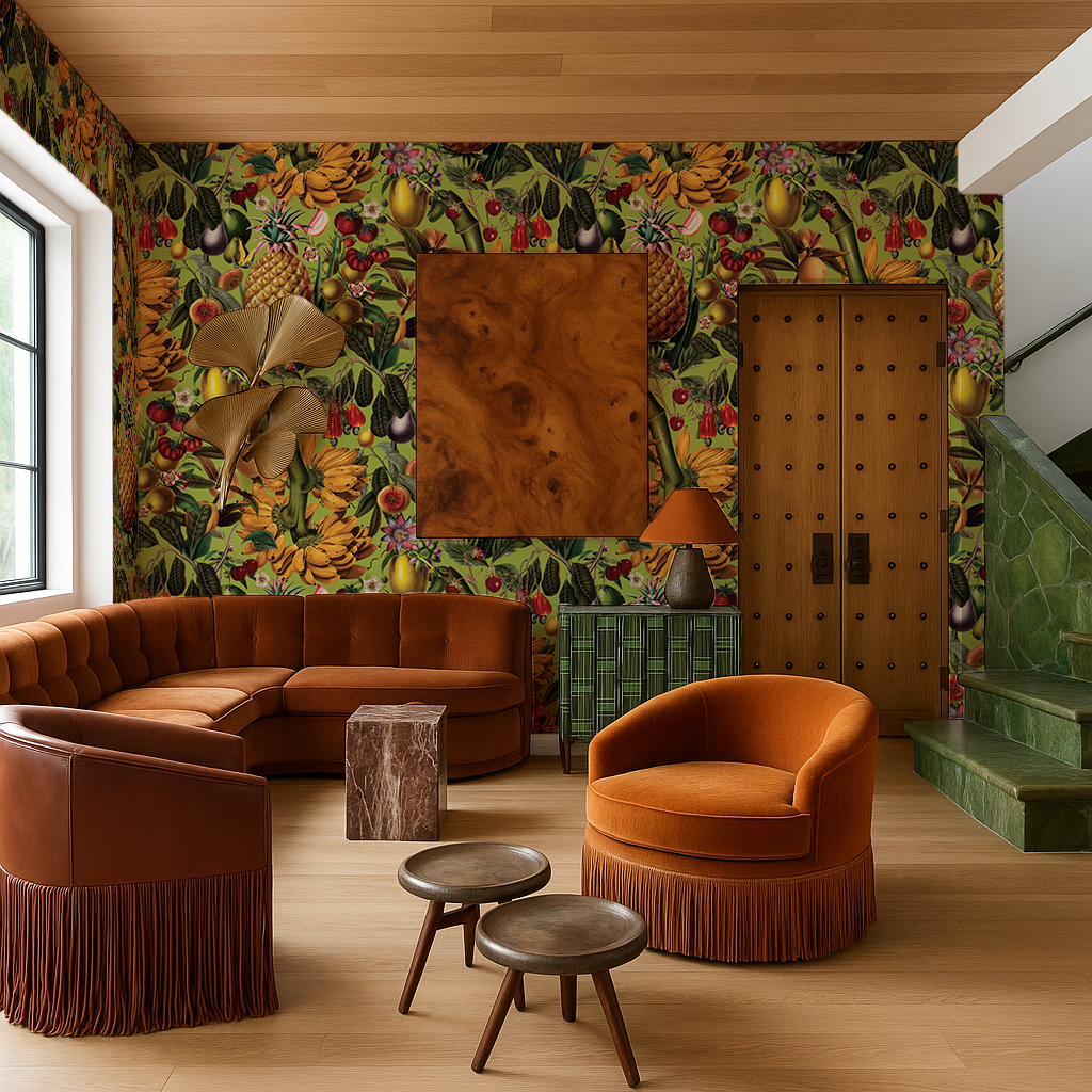 Juicy Fruit Wallpaper, chartreuse