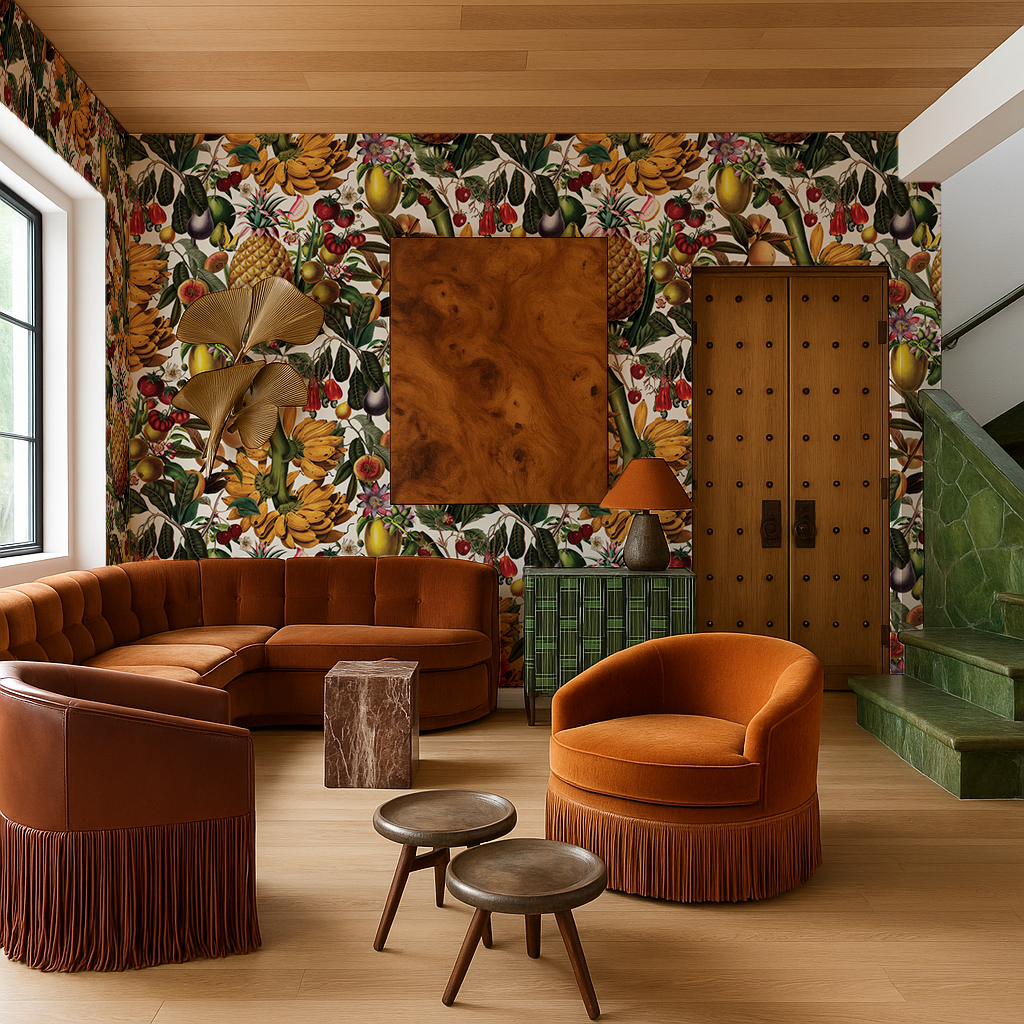 Juicy Fruit Wallpaper, white