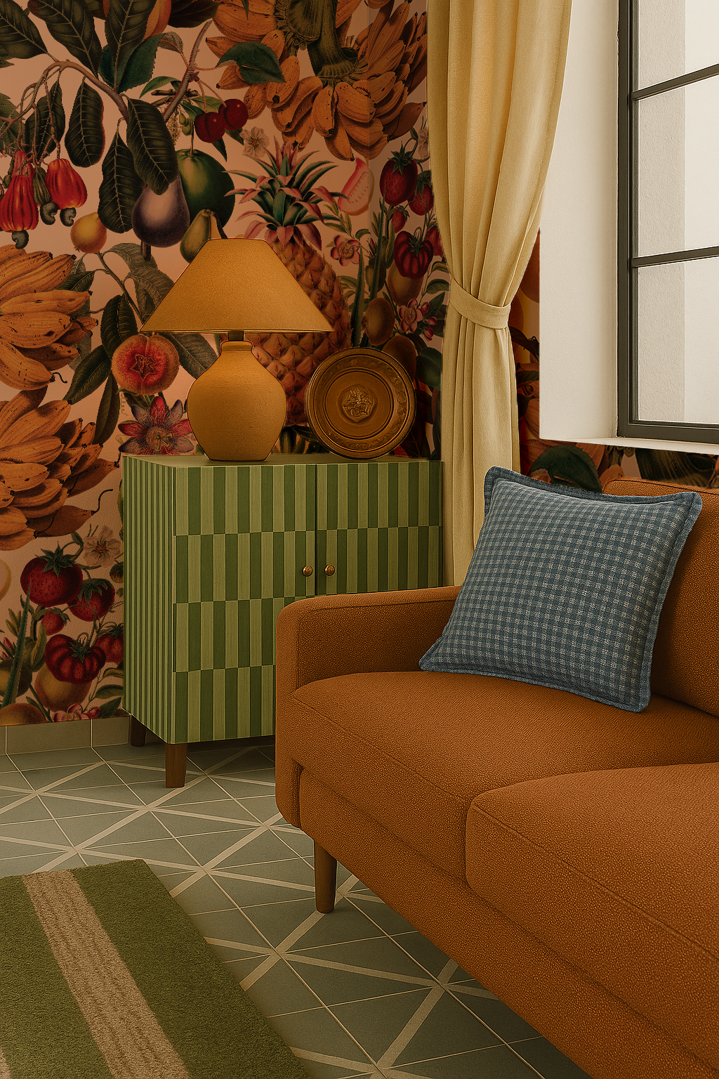 Juicy Fruit Wallpaper, peach