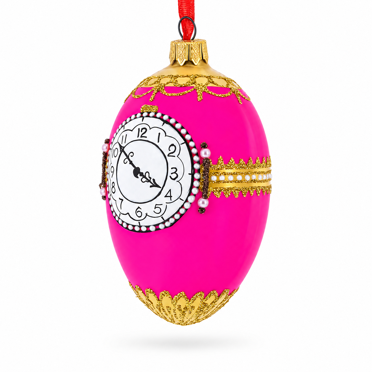1902 Rothschild Royal Egg Glass Ornament 4 Inches
