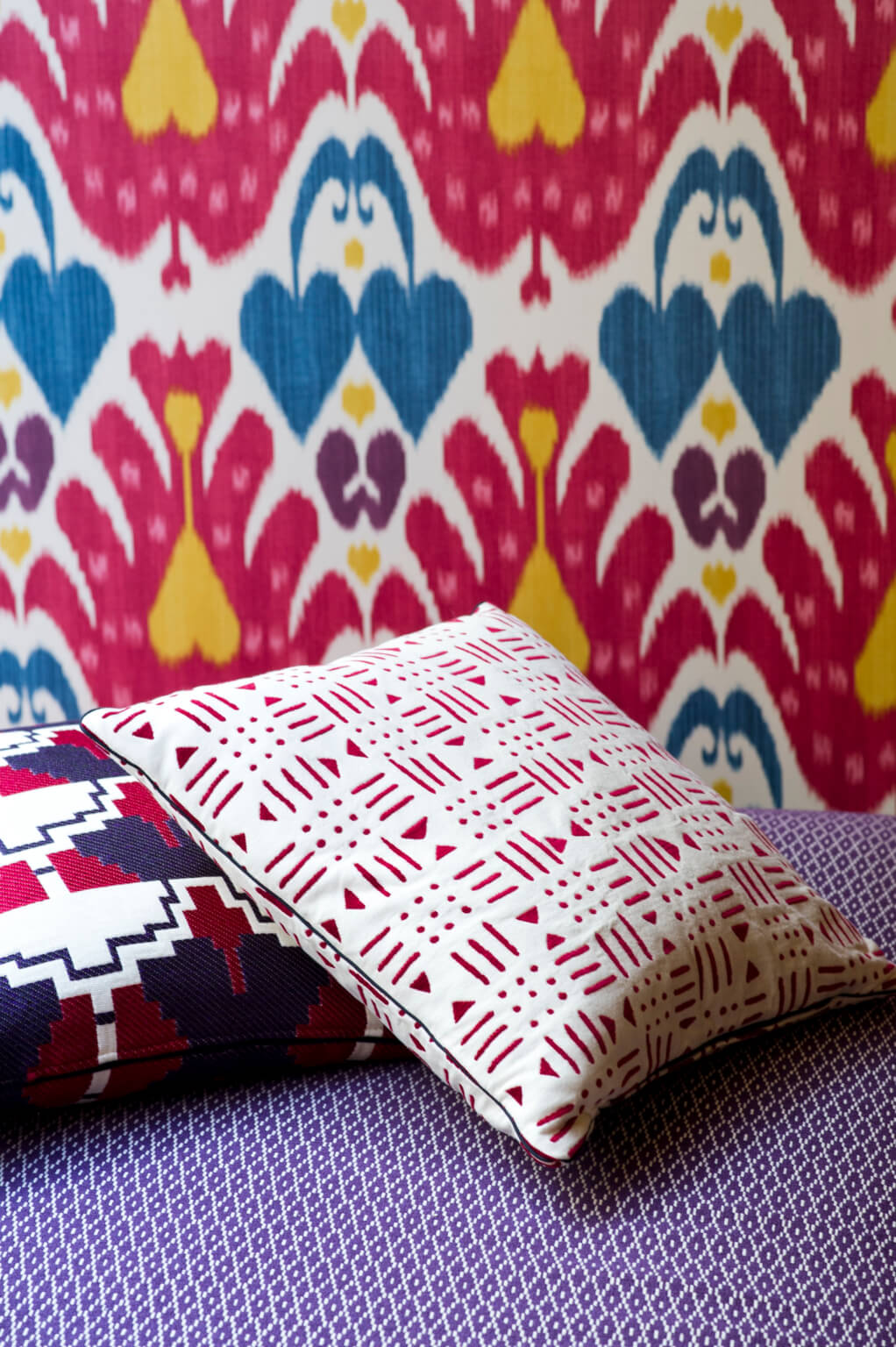 Bamako Pillow Cover in Graseille, Decorative Pillows