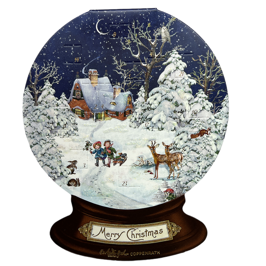 Diecut Snow Globe  Advent Card With Envelope