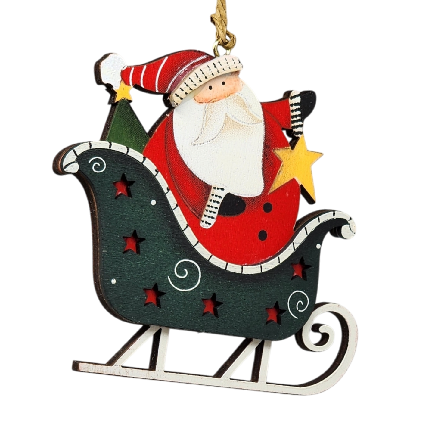 Rustic Wood Ornament -