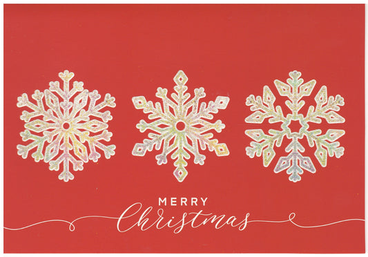Luxury Boxed Cards - Set of 18 - Snowflakes