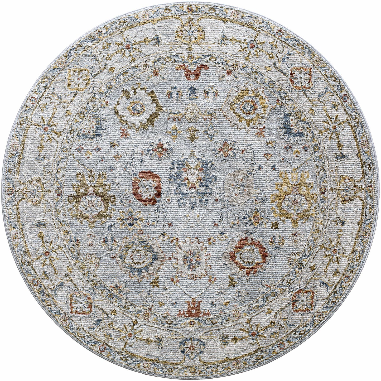 Luklukan Oushak Style Floral Rug