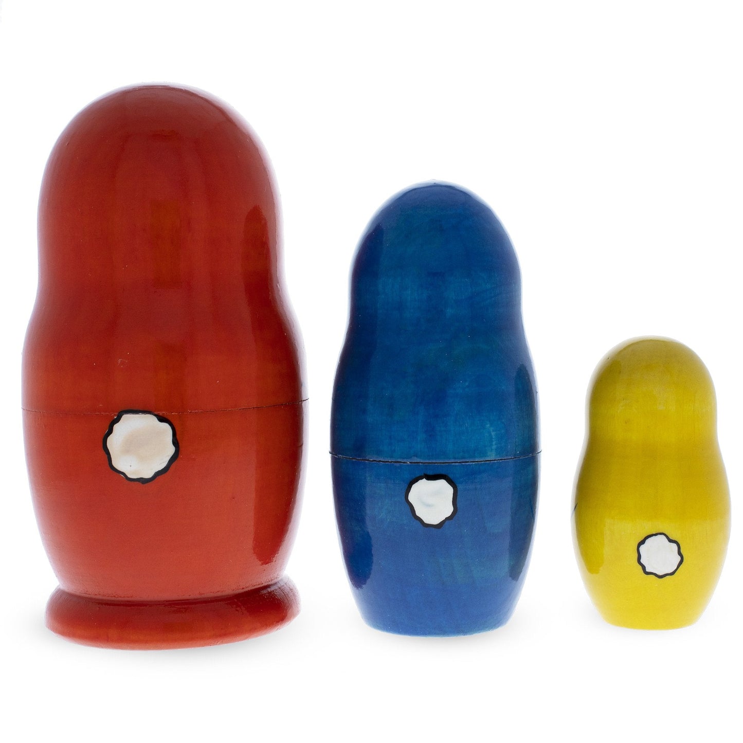 Set of 3 Bunnies with Easter Eggs Nesting Dolls