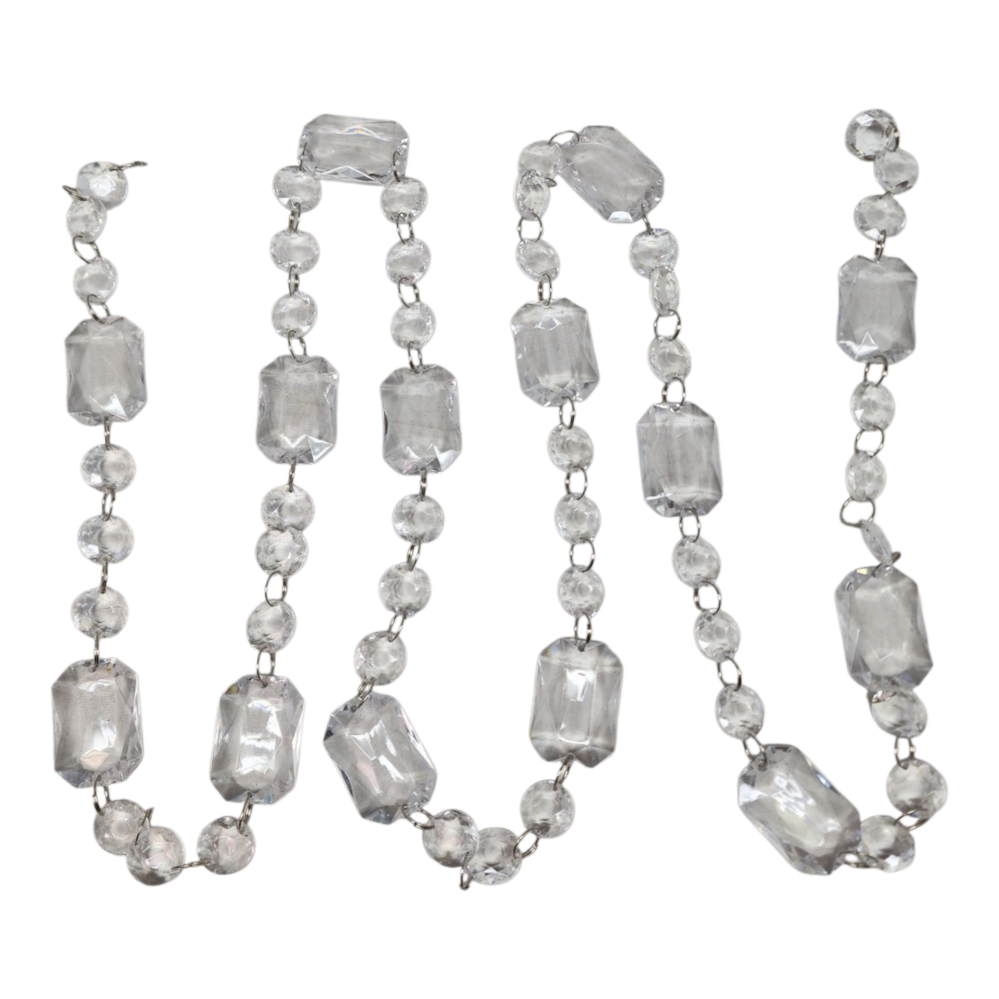 Clear Acrylic Bead Garland - 72"