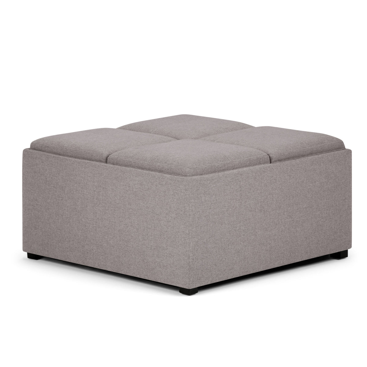 Avalon Square Coffee Table Storage Ottoman