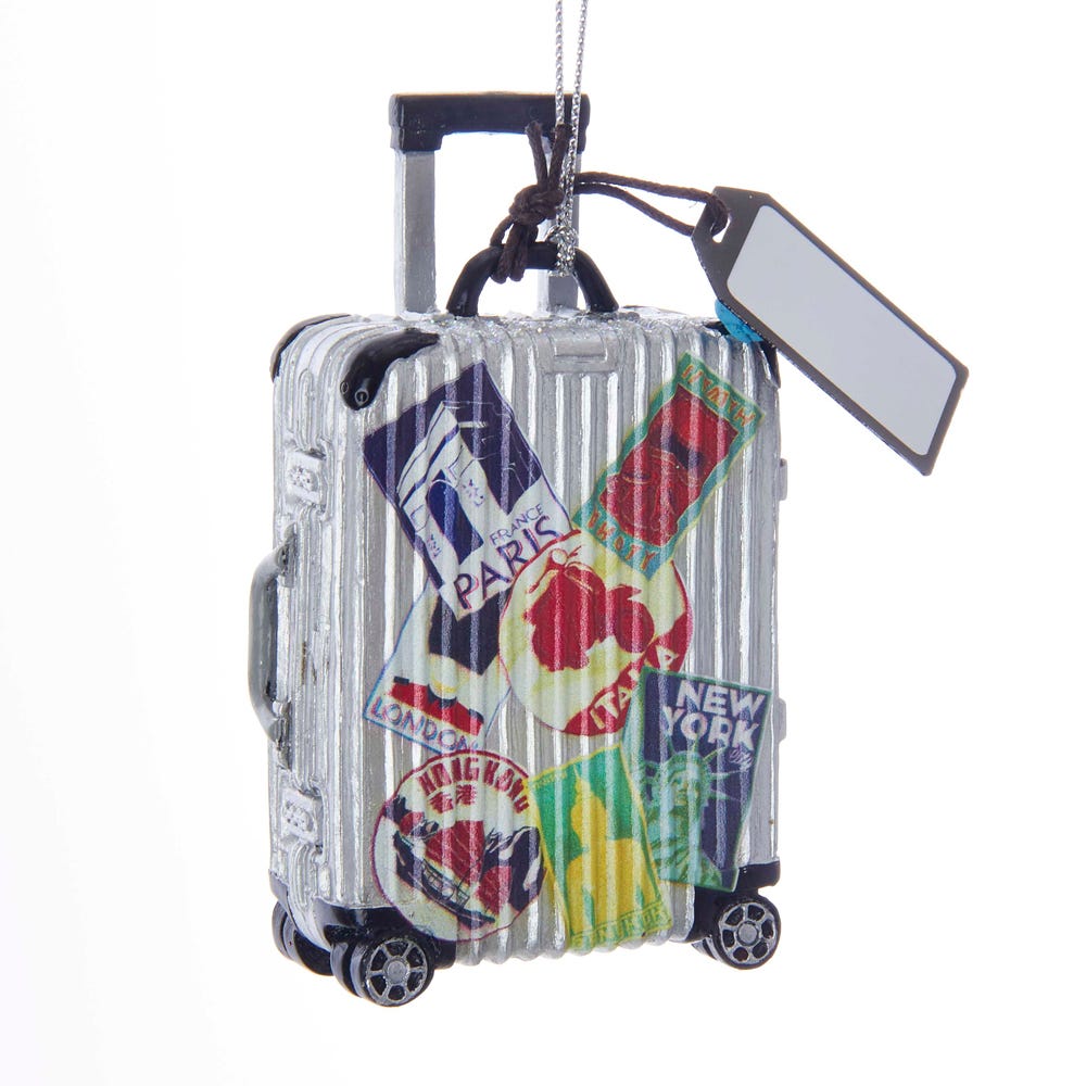 Travel Luggage Ornament