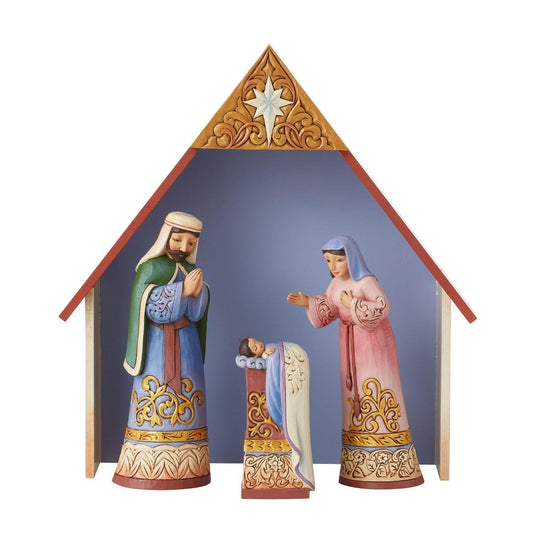Heartwood Creek Nativity - 4 Piece Set