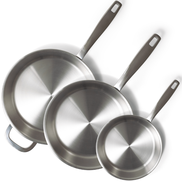 Maestro Frying Pan — 5-Ply Stainless