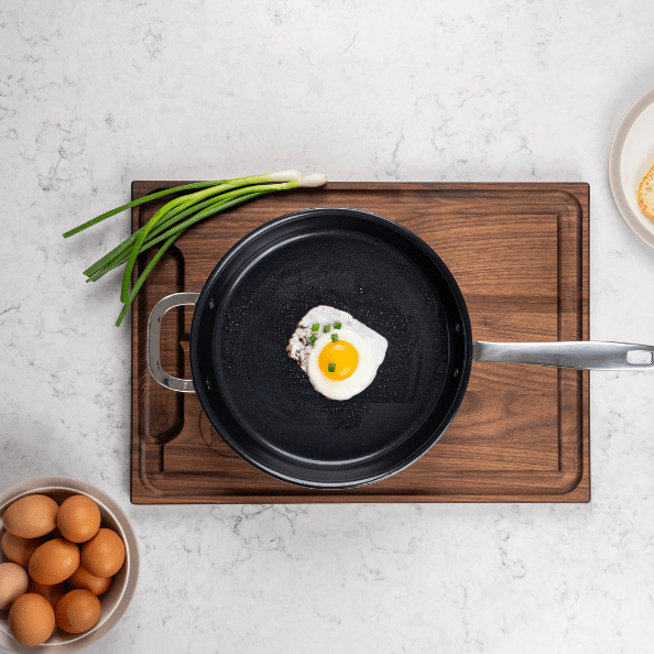 Maestro Frying Pan — 5-Ply Stainless, Nonstick