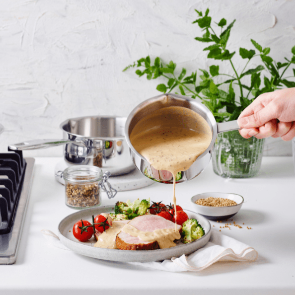 Maestro Saucepan with Lid — 1.7 QT. Stainless