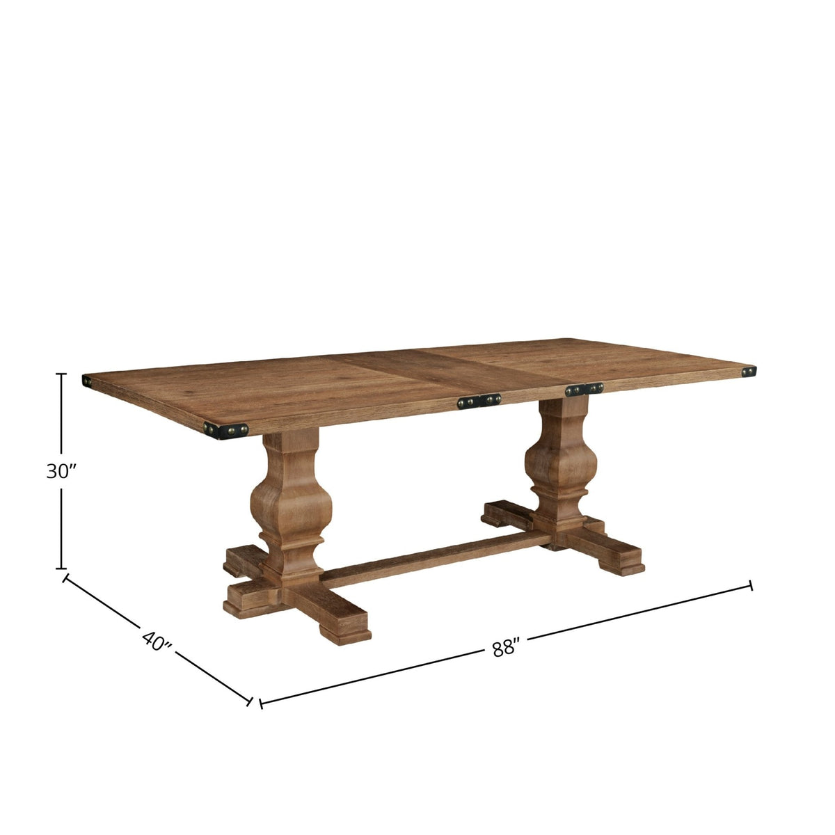 Manchester Dining Table, Natural – Woodcroft Home LLC