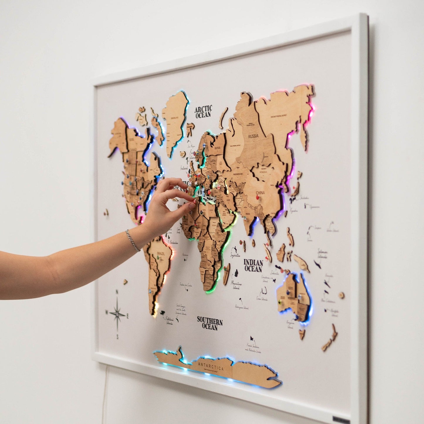 Map on Board LED 2.0 Gold