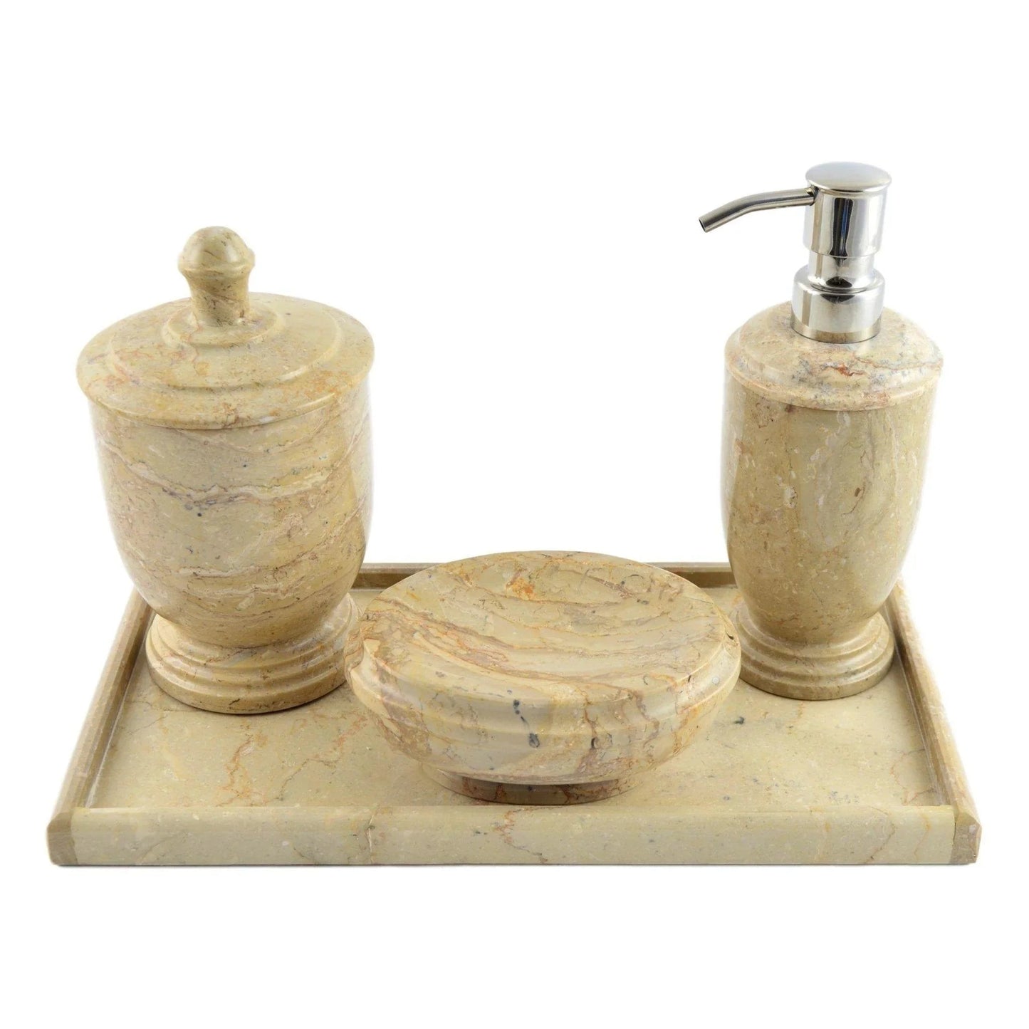 Marble Soap Dish of Sahara Beige Marble
