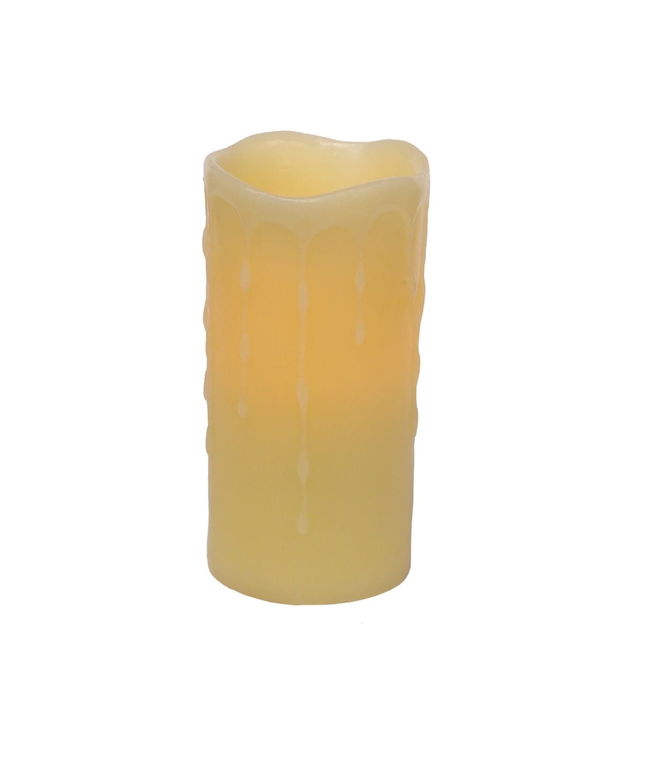 LED Wax Dripping Pillar Candle