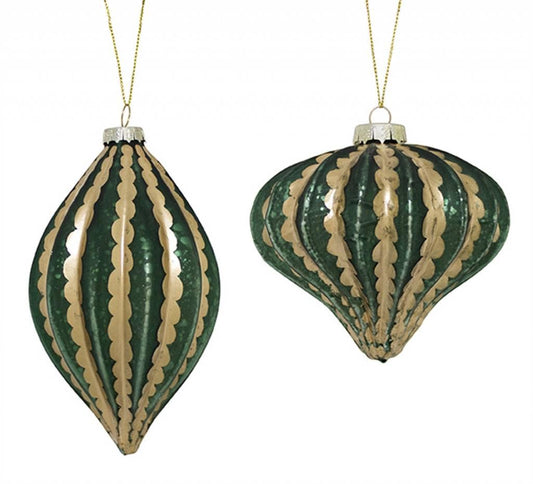 Ornament 2 Assorted Styles sold indvidually - Final Sale