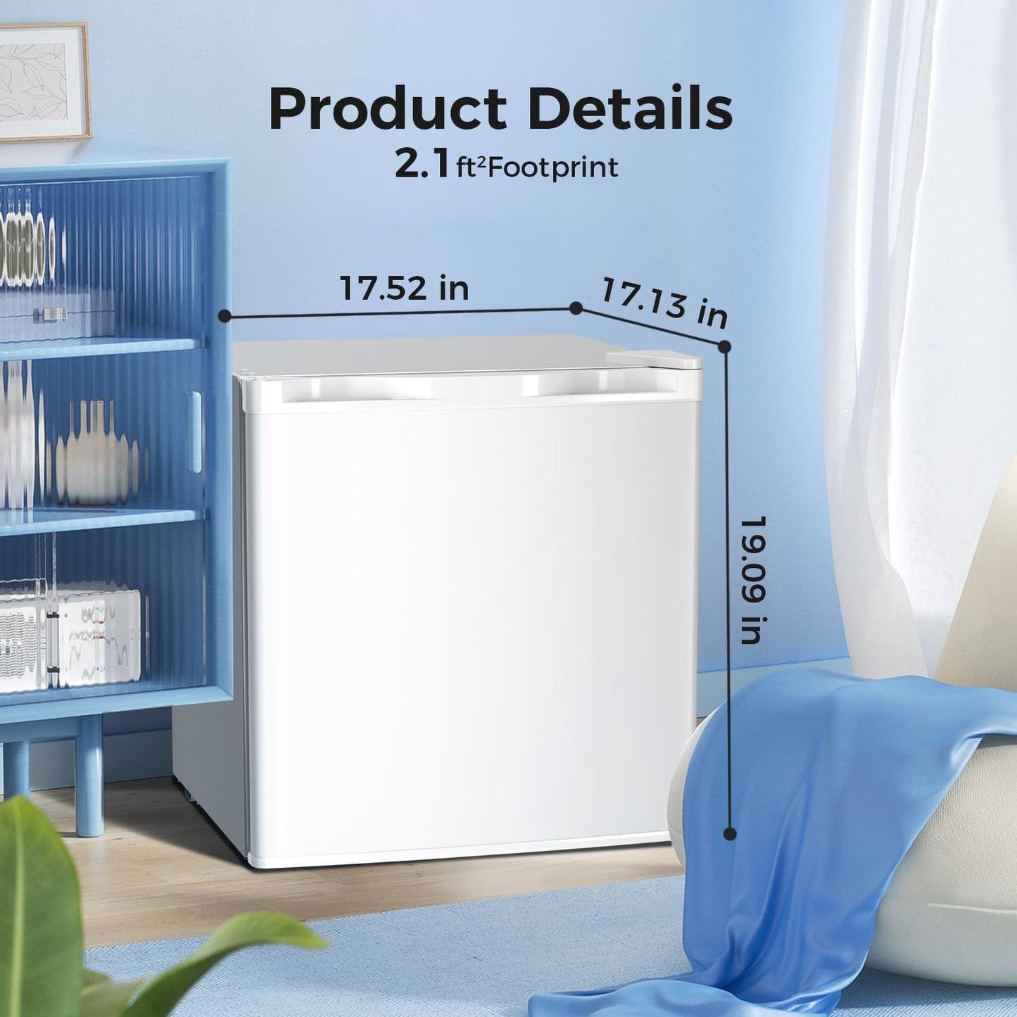 1.6\2.6\3.2 cu. ft Mini Fridge with Freezer