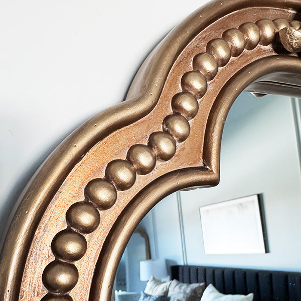 Antique Inspired Ornate Gold Mirror