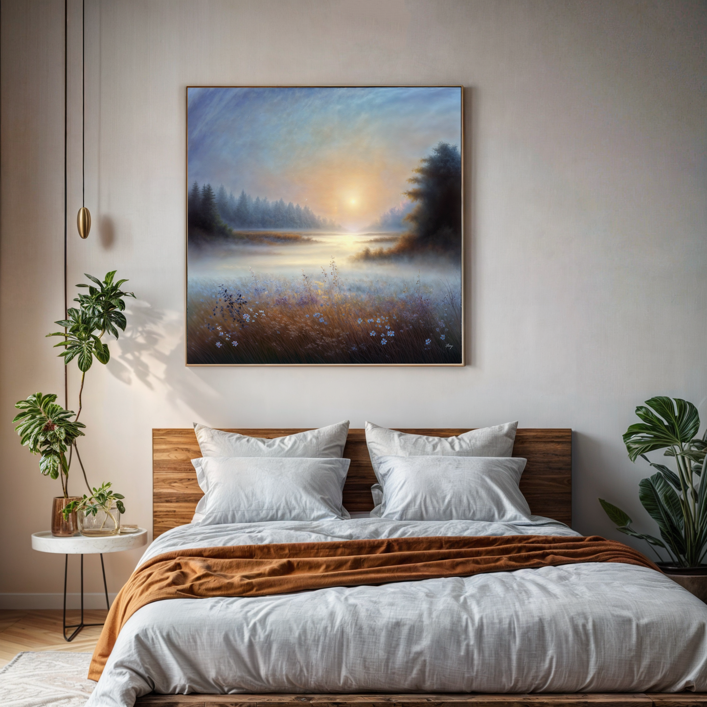 Canvas Print: Misty Serenade